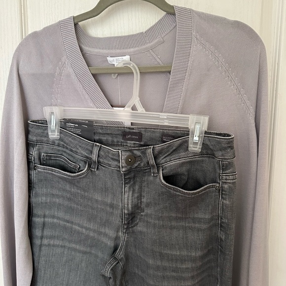 2 of NWT j. jill Woman’s Gray Jacket & Jeans, Sz S/4 - Picture 3 of 12